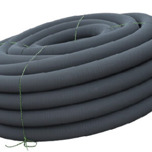 WEEPING TILE TUBING BLACK WITH FILTER CLOTH 4"x250'